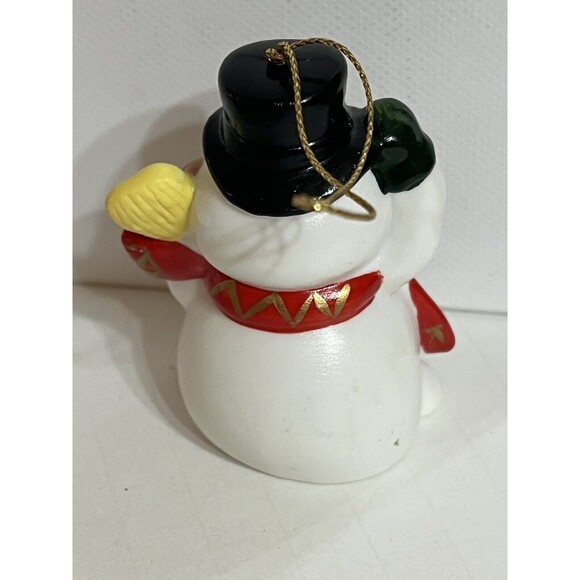 Vintage Tree Ornaments Christmas Around The World Snowmen Set of 3 Holiday Decor - Picture 5 of 9